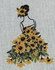 The Collection Ellen Crimi-Trent ECT876SS Lady with Sunflowers