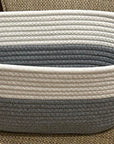 Sew Much Fun Basket - Grey and White