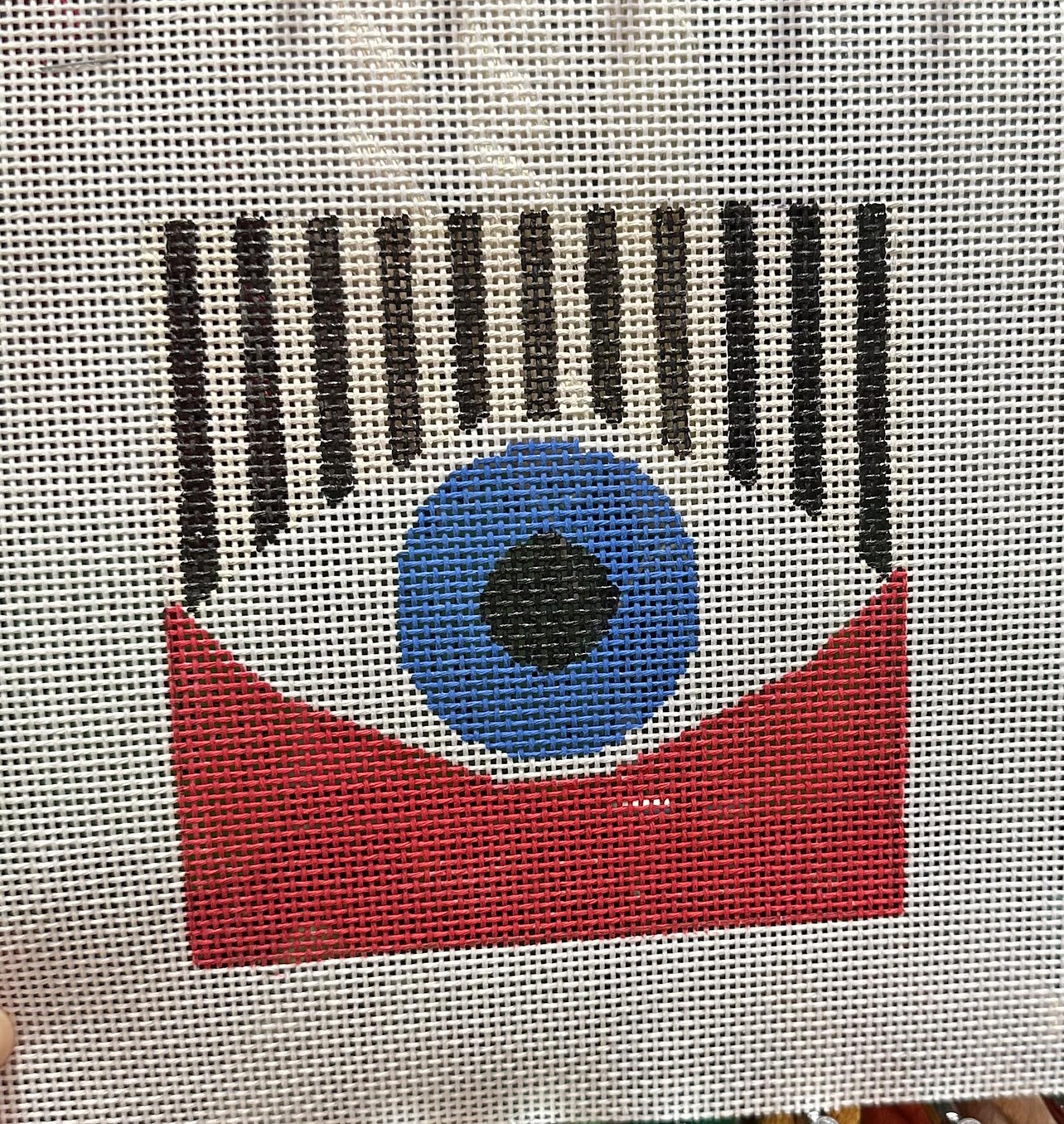 Stitch by Stitch Beginner Canvas - Blue Eye