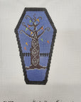 Chris Lewis Autumn Tree Coffin Canvas and Stitch Guide