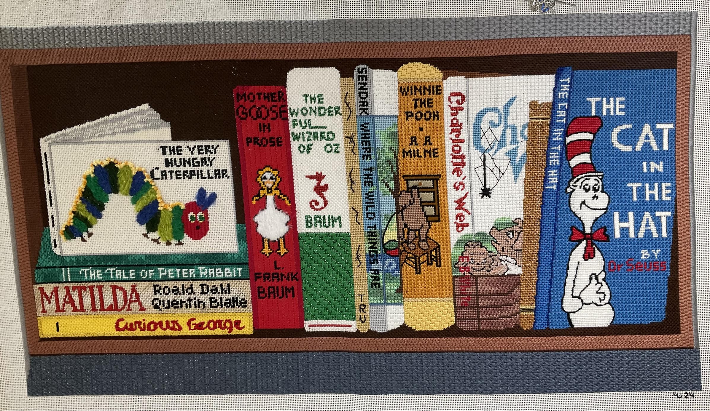 Alice Peterson AP2892 18 mesh Children's Classic Books STITCH GUIDE only