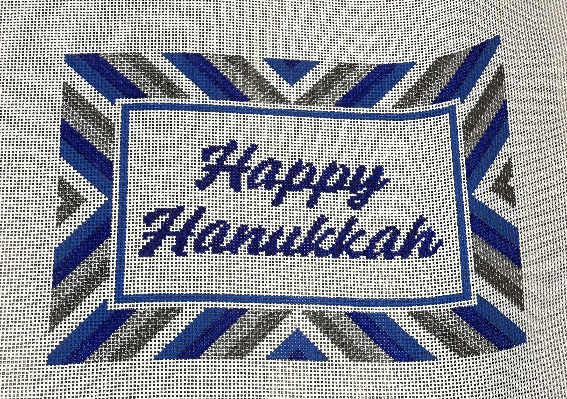 Initial K IKS 3013 Happy Hanukkah – Stitch by Stitch