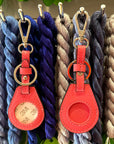 Planet Earth Air Tag Pink Fob