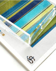 Jeni Sandberg JS-220A Tufted Stripe Clutch