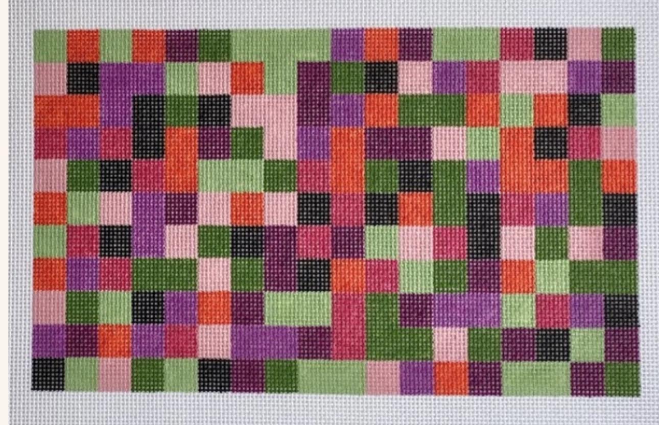 Fresh Mesh Needlepoint CPD002 Berry Field Patchwork