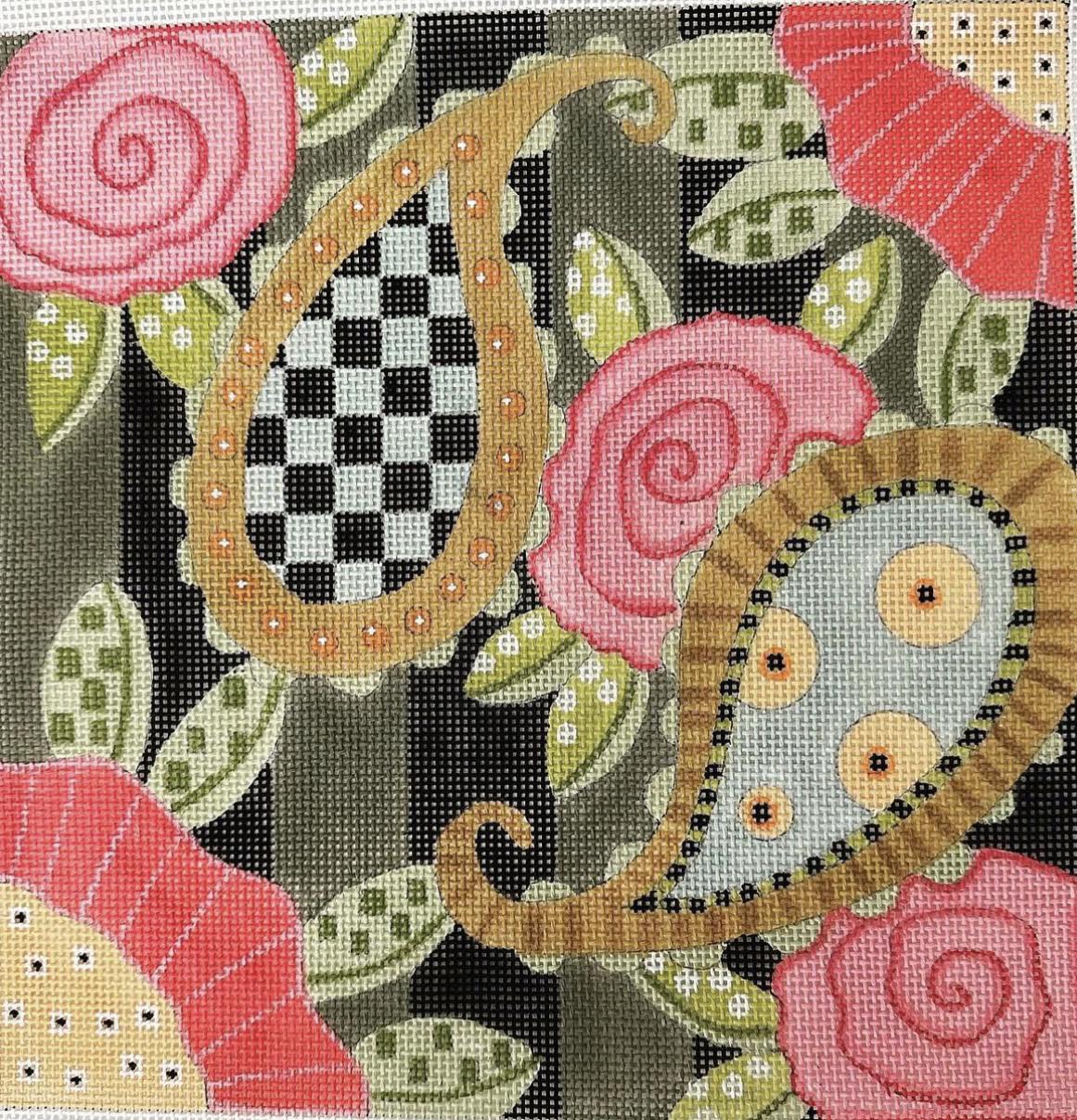 Ditto! Designs Needlepoint Paisley
