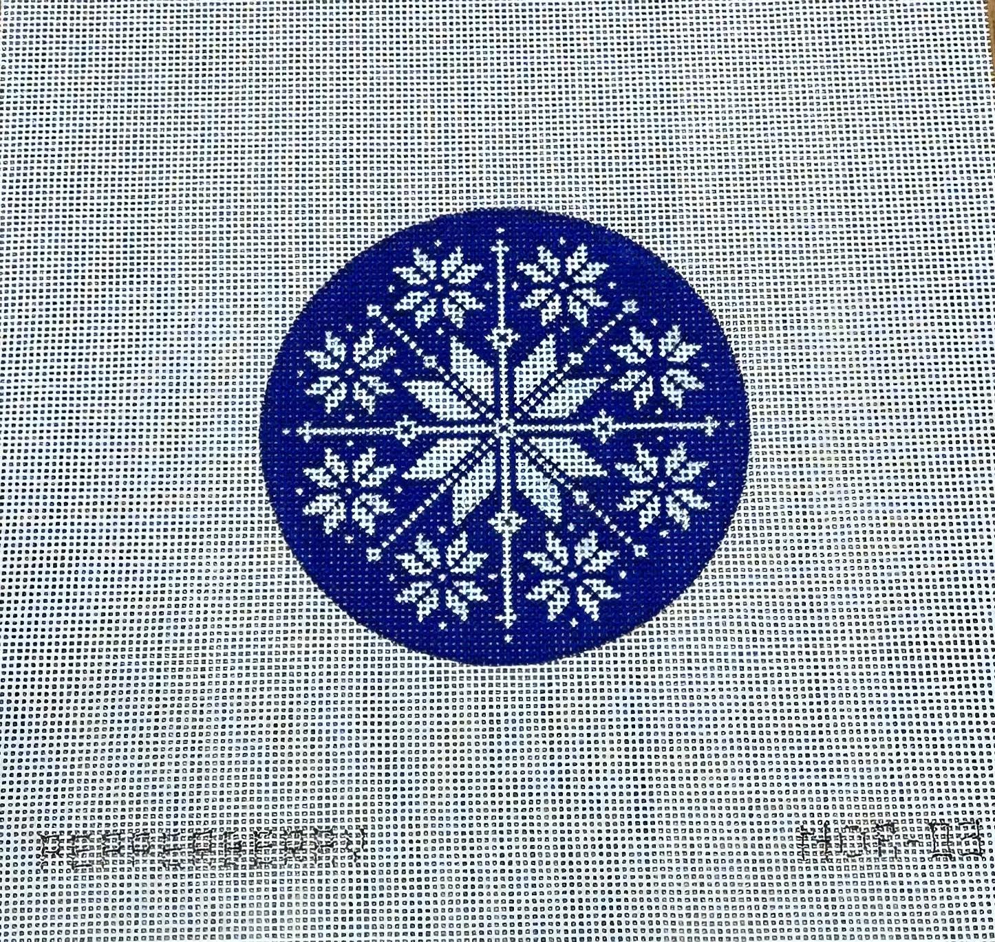 Pepperberry NOR03 Blue Nordic Snowflake