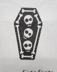 Chris Lewis Skeleton Coffin Canvas and Stitch Guide