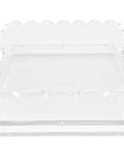 Penny Linn 8x8" Scalloped Acrylic Tray