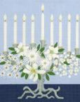 Melissa Shirley 1808 Floral Menorah