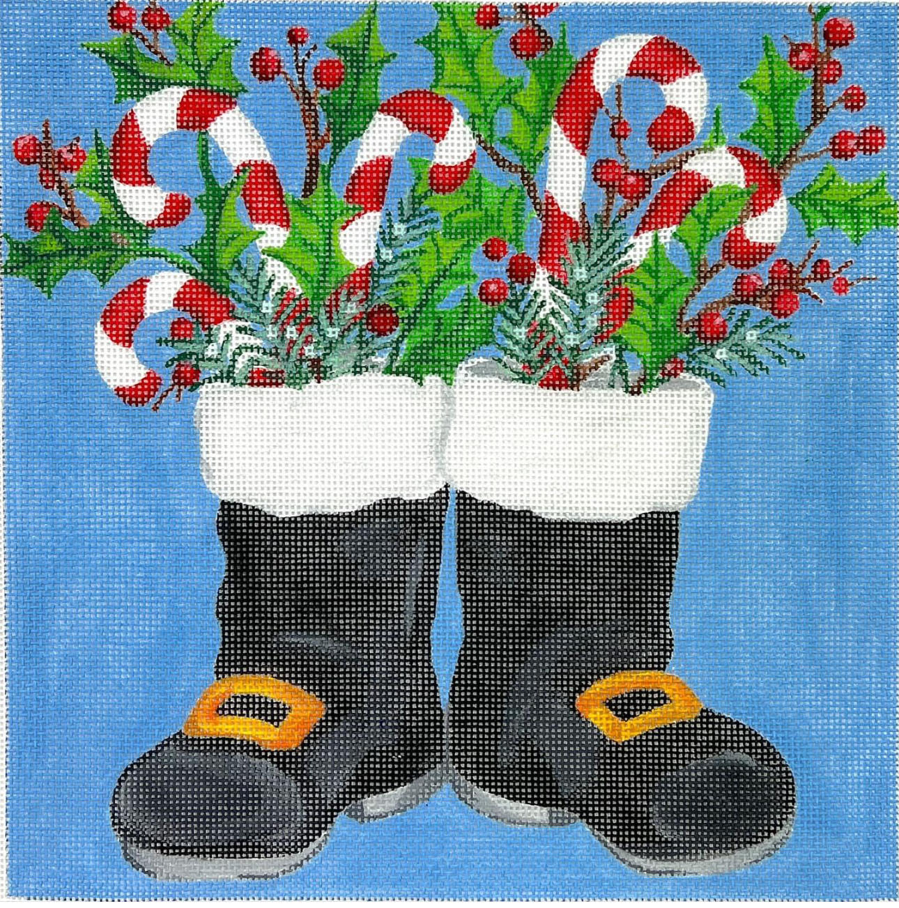 Kate Dickerson SER-PL-13 Sally Eckman Roberts Santa Boots – Stitch