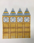 Stitch Style 3D Big Ben Canvas