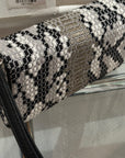 KCN KCD4166 Snakeskin Trifold Purse