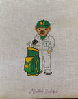 Skooter's Designs - Golf Caddy Bear