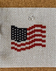 Ready Set Stitch BC-13 American Flag with Football Charm Bundle