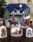 Kathy Schenkel BG111 Victorian Christmas Backdrop