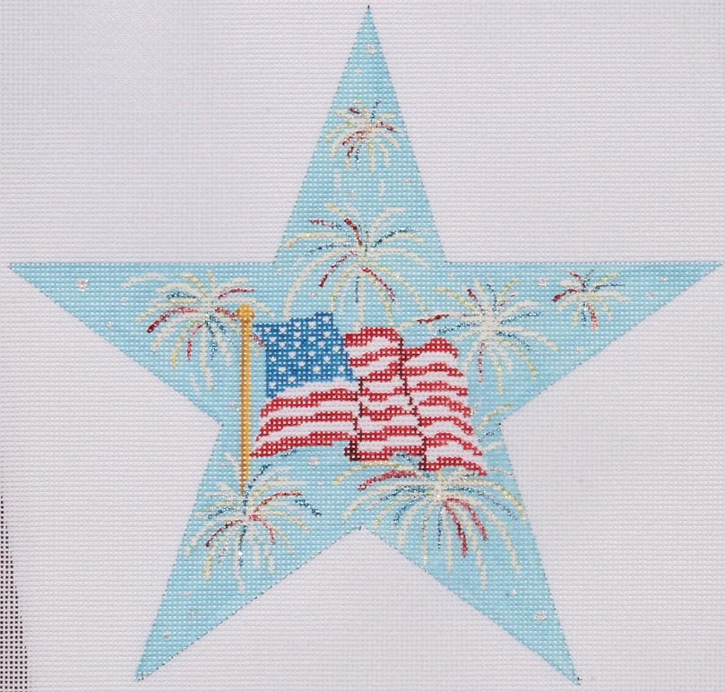 Kate Dickerson HM-24 Star with American Flag