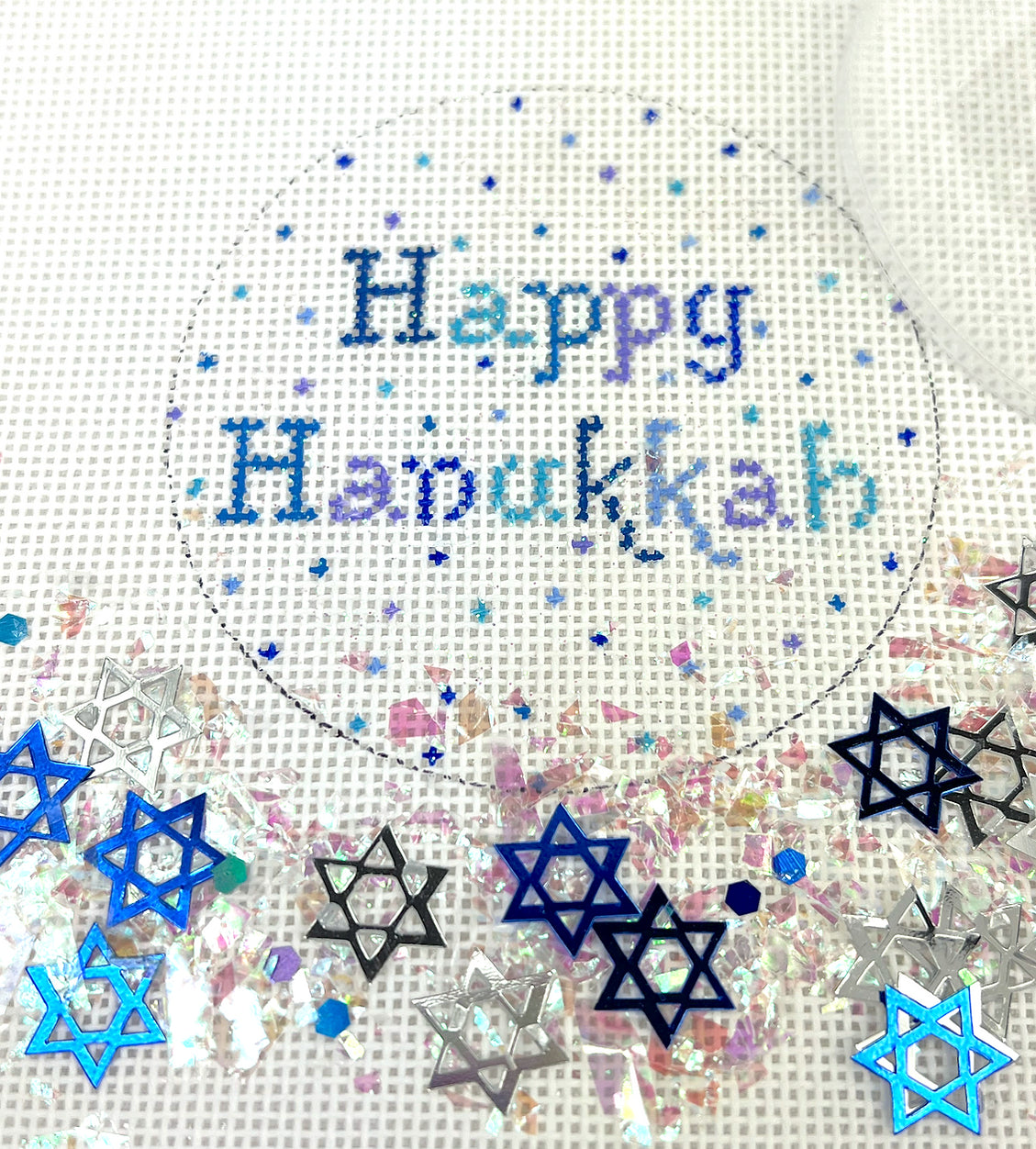 Happy Hanukkah Mini Embroidery Kit