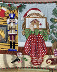 Gayla Elliott GEP356 Xmas Stitching Girl 13 mesh