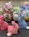 Kelly Clark Quatrefoil Standing Bunnies