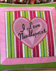 Raymond Crawford I Love Needlepoint HO3039  - 13 mesh