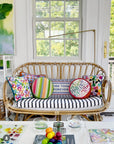 Elizabeth Crane Swartz N12-S45 12" Round Lulu Stripe (13 mesh)
