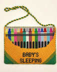 Winnetka Stitchery Baby Sleeping Crayons