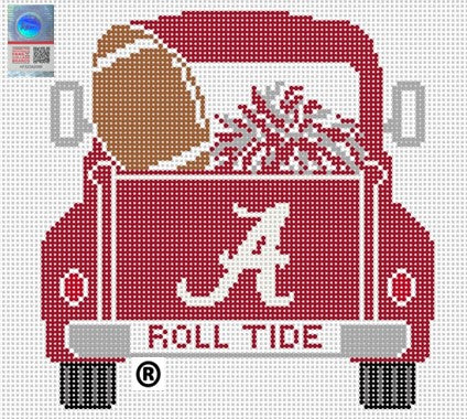 Needlepoint by Laura Alabama Vintage Truck
