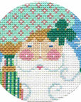 Shelly Tribbey Designs BG03sp March Santa Head 18 mesh