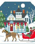 Kathy Schenkel BG111 Victorian Christmas Backdrop