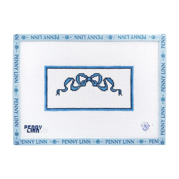 Penny Linn RIBBON BOW FANCY CLUTCH INSERT - Blue Bow