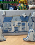 Plum Stitchery 31A The Boo & White Collection - Haunted House