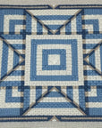 Keepdesigning Blue Quilt Fold