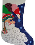 Shelly Tribbey CS651 Santa's Profile Stocking