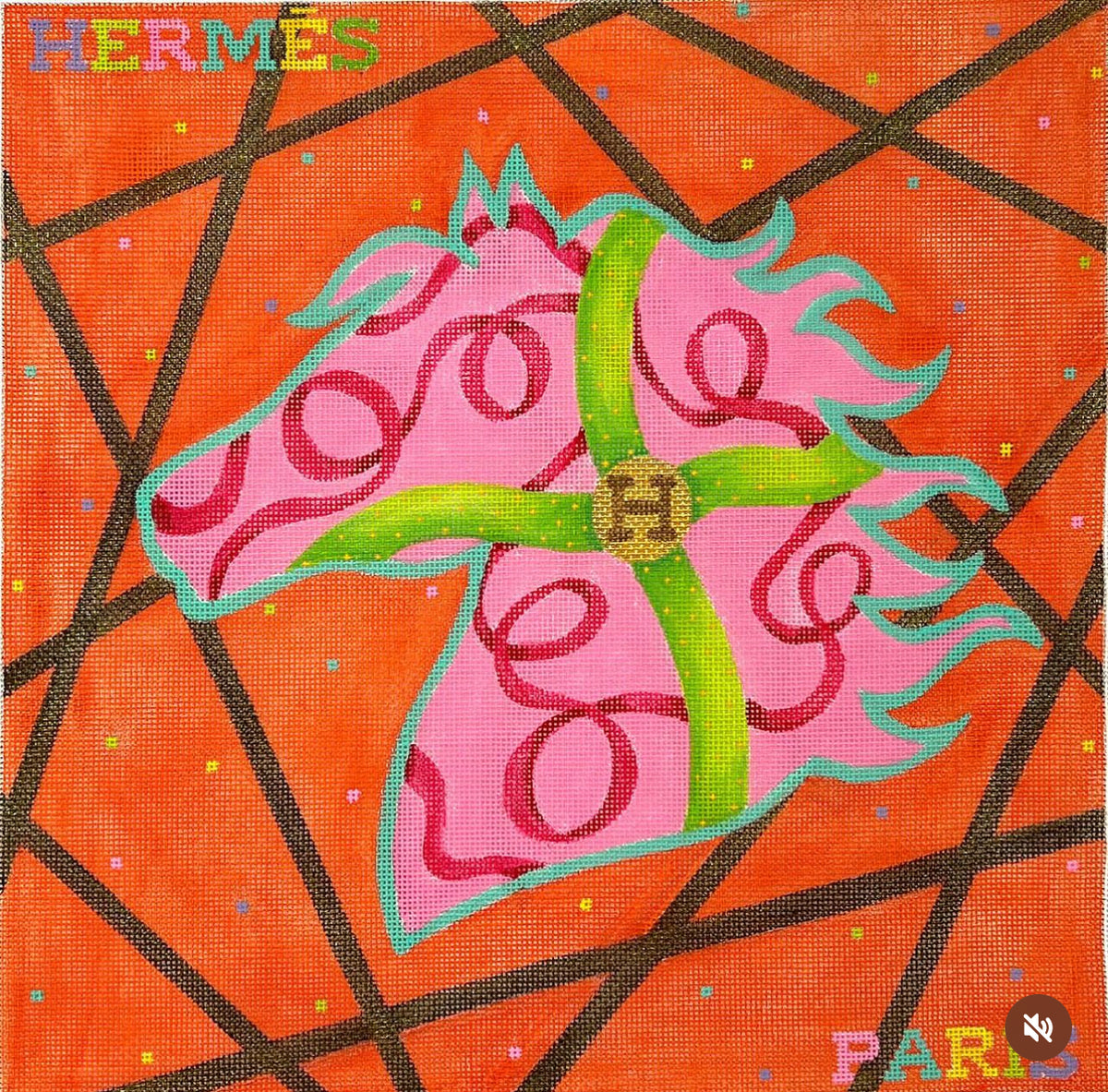 HERMÈS シルクスカーフ P. Peron デザイン HERMÈS シルクスカーフ P. Peron デザイン