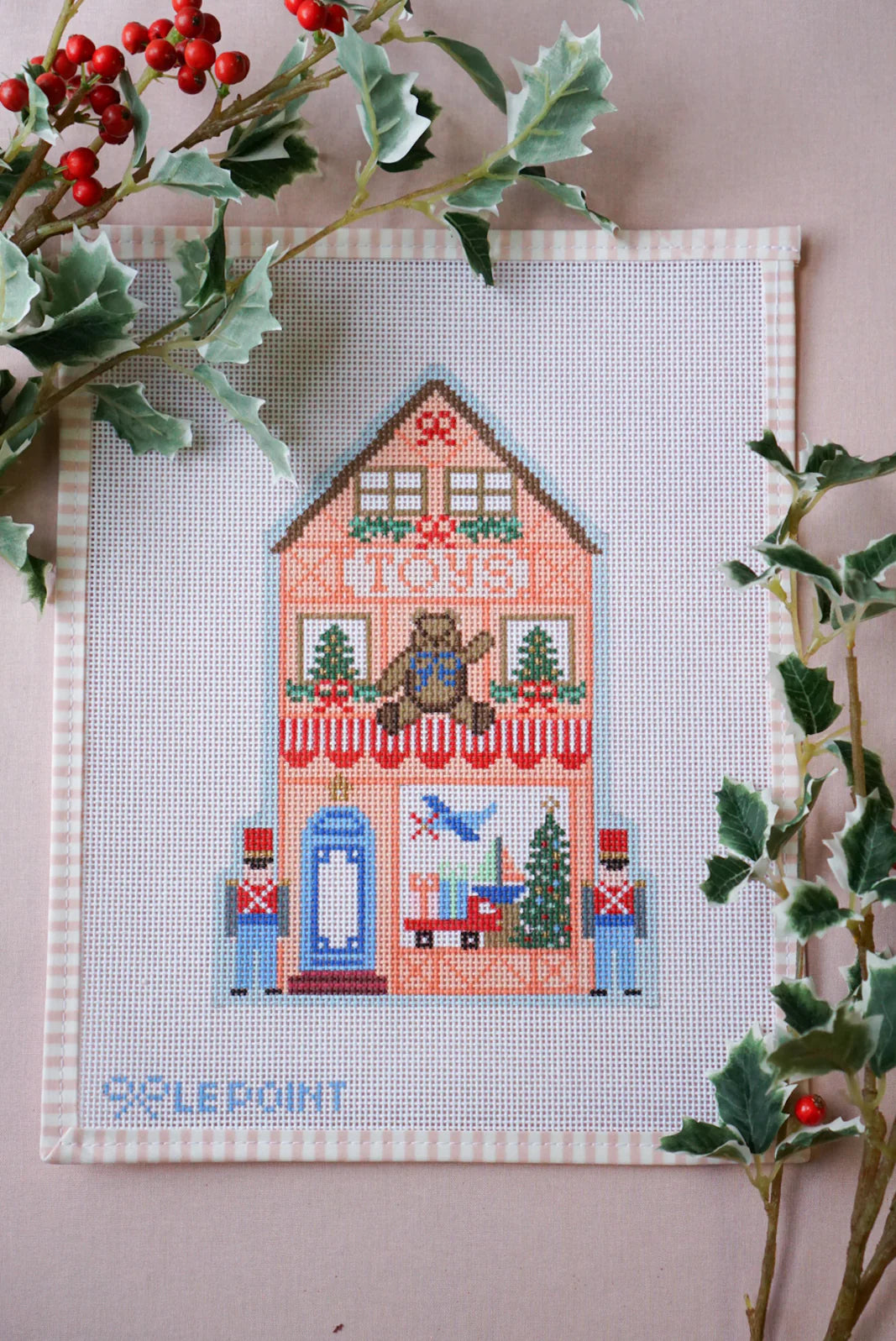 LePoint Studio Christmas Village Toy Shop – Stitch by Stitch