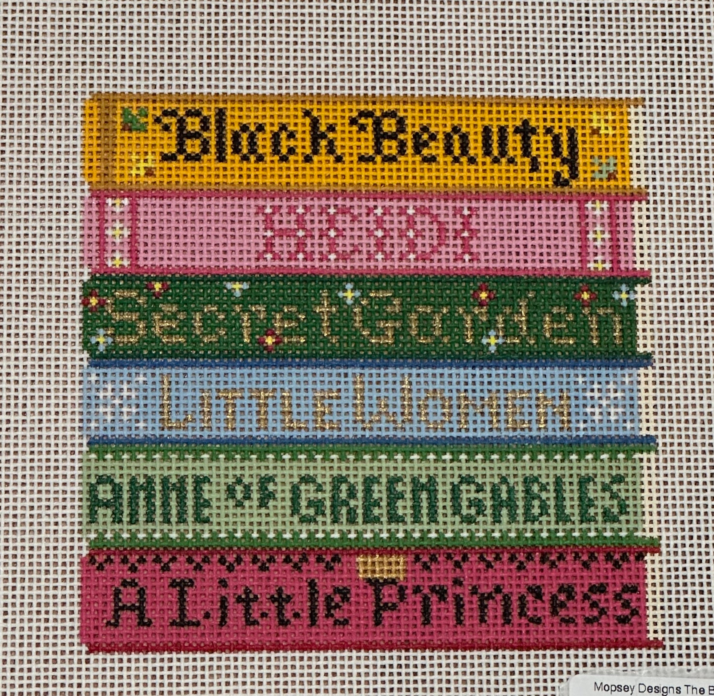 Mopsey Designs The Book Canvas Classic Stack