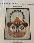 Brenda Stofft B-445B Halloween Bucket Ornament Owl with Stitch Guide