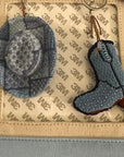 Sew Much Fun Boots and Hat Bag Charm with Stitch Guides