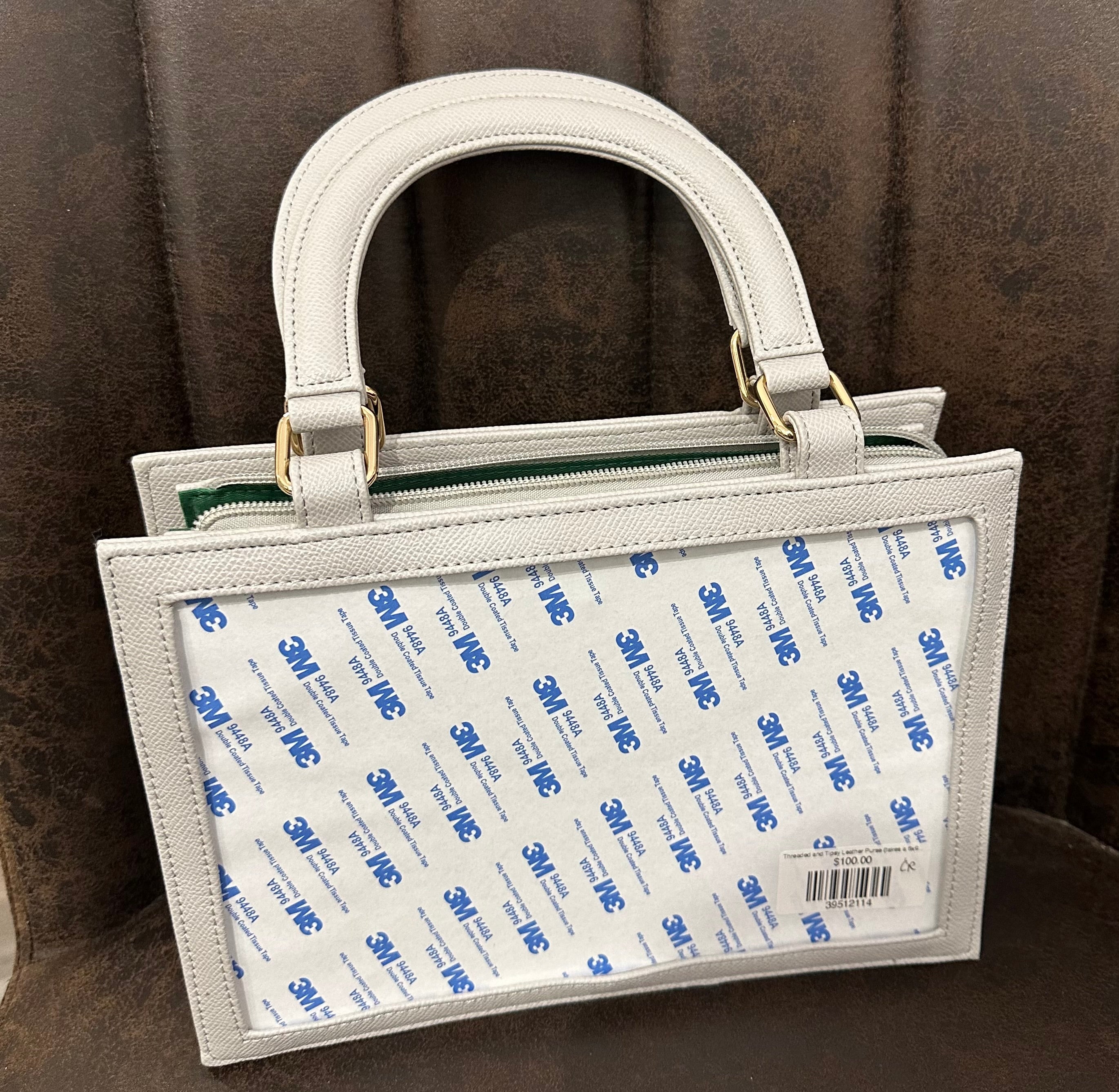 Threaded and Tipsy Leather Purse (takes a 8x5” Insert) – Stitch by