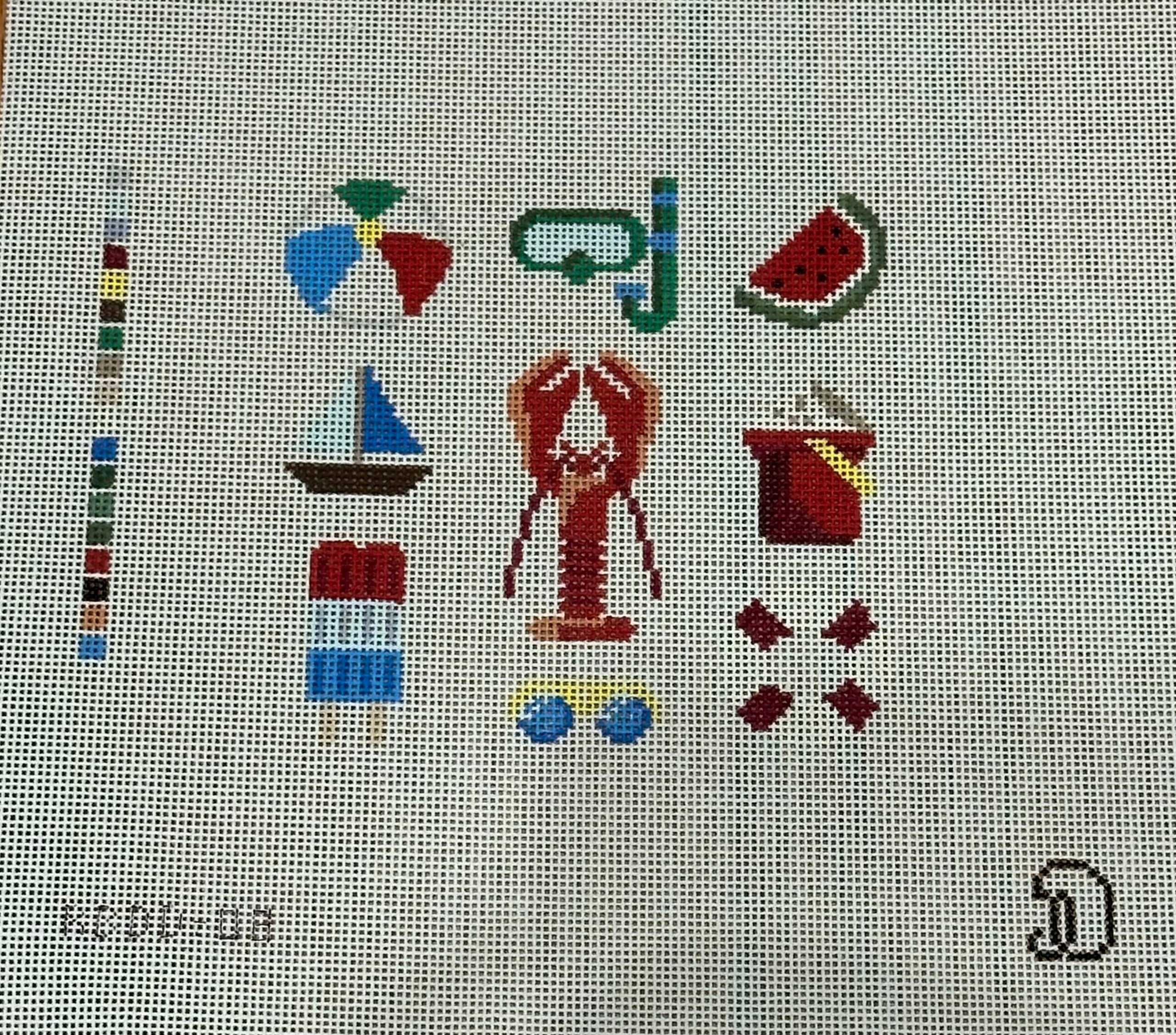 Rachel Barri RRDD-08 Summer Grid – Stitch by Stitch