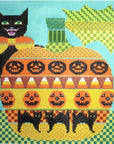 Shelly Tribbey Designs H210 Kitty Jack-O-Lantern