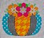 Eye Candy HW147B Pumpkin Patch - Houndstooth