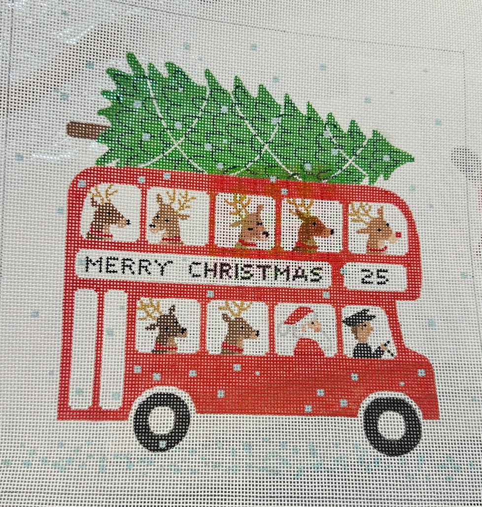 Kate Dickerson  KH-PL-25 Klara Hawkins - London Christmas Bus w/ Santa &amp; Reindeer