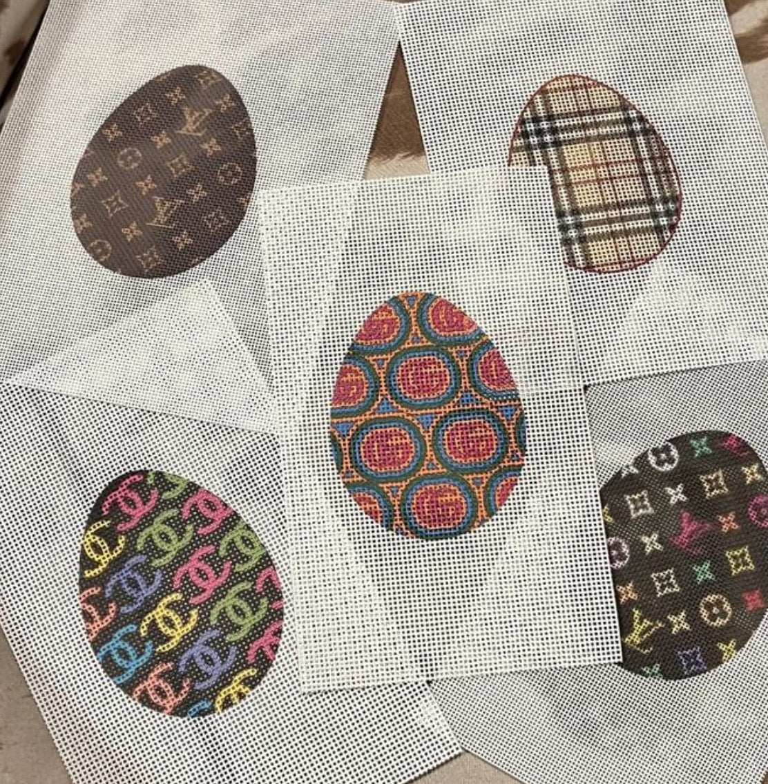 That Salty Stitch Colorful LV Easter Egg – Stitch by Stitch