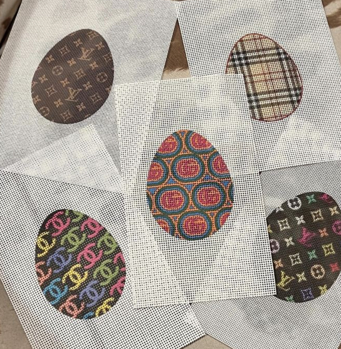 That Salty Stitch Colorful LV Easter Egg