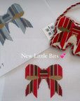 Patricia Sone 108-S red polkadot bow - includes Stitch Guide