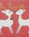 Curious Cowgirl MCC-RKR Red Kissing Reindeer - Stitch Guide and Vintage Fab. included