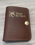 Leather Needle Holder  Brown - Dog Grin