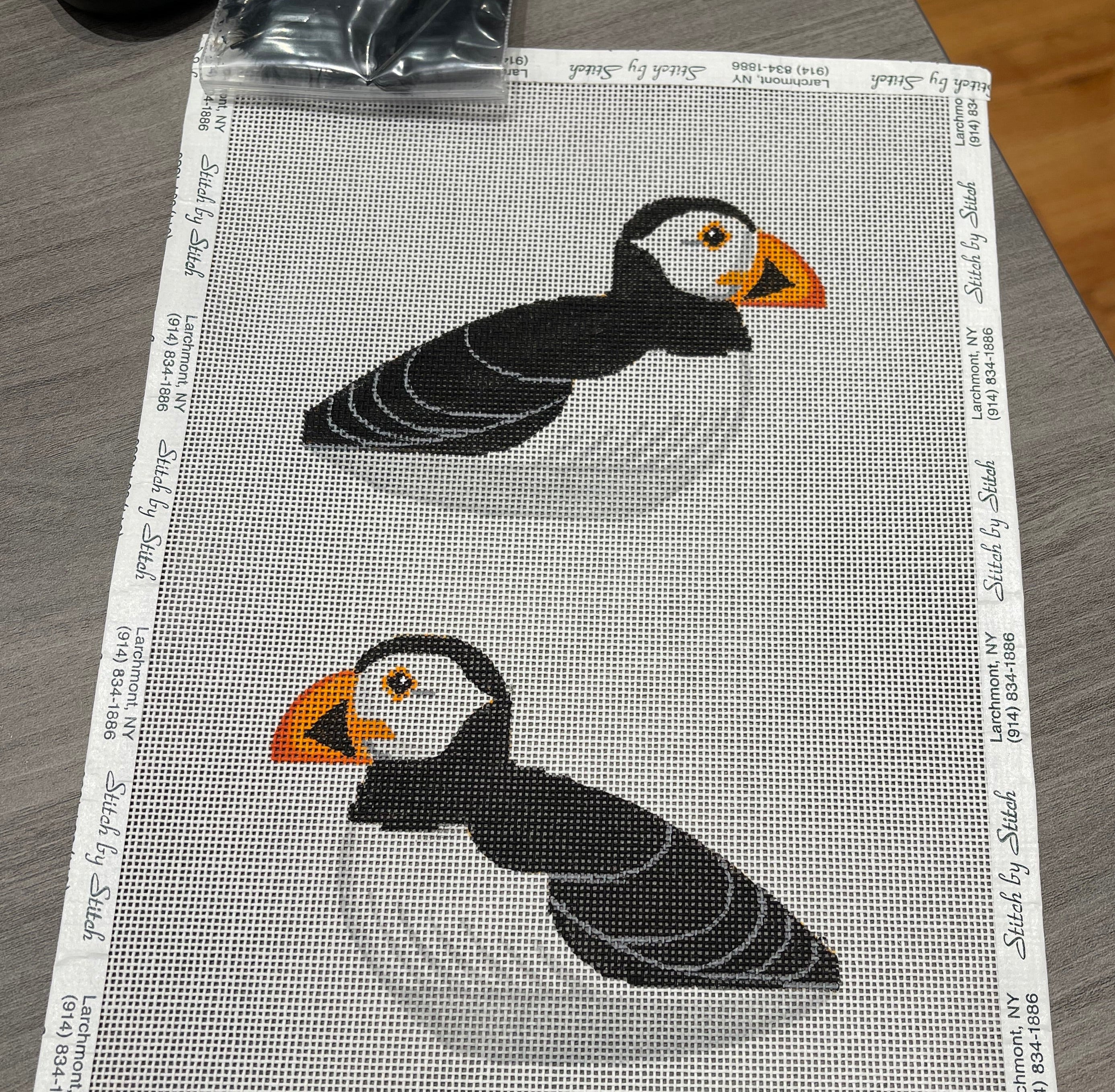Labors of Love LL306 U Puffins (Two sides + feathers) – Stitch by